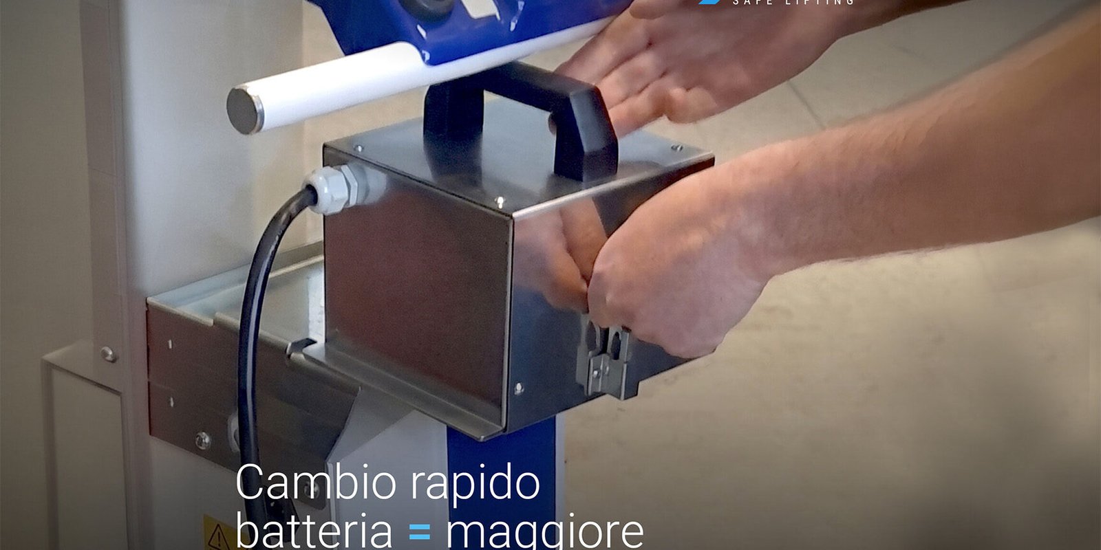 Batterie cambio rapido sollevatori Maxan